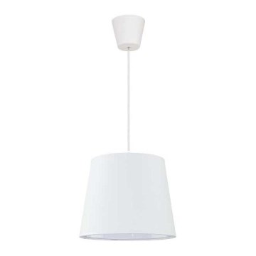 Duolla - Luster na sajli SOLO 1xE27/40W/230V pr. 24 cm bijela