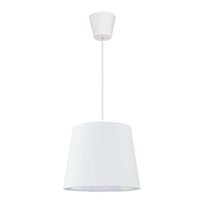 Duolla - Luster na sajli SOLO 1xE27/40W/230V pr. 24 cm bijela