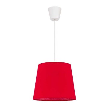 Duolla - Luster na sajli SOLO 1xE27/40W/230V pr. 24 cm crvena