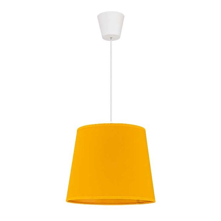 Duolla - Luster na sajli SOLO 1xE27/40W/230V pr. 24 cm žuta