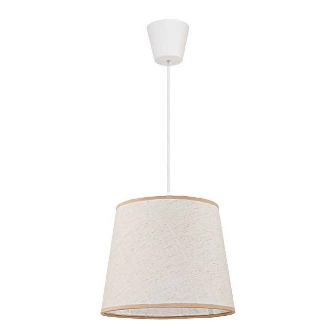 Duolla - Luster na sajli SOLO 1xE27/40W/230V svijetla pr. 24 cm bež