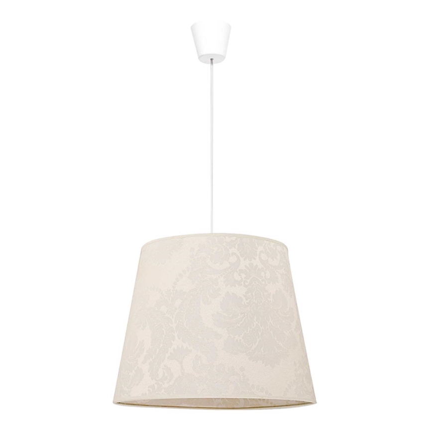 Duolla - Luster na sajli SOPRANO 1xE27/40W/230V pr. 38 cm bež