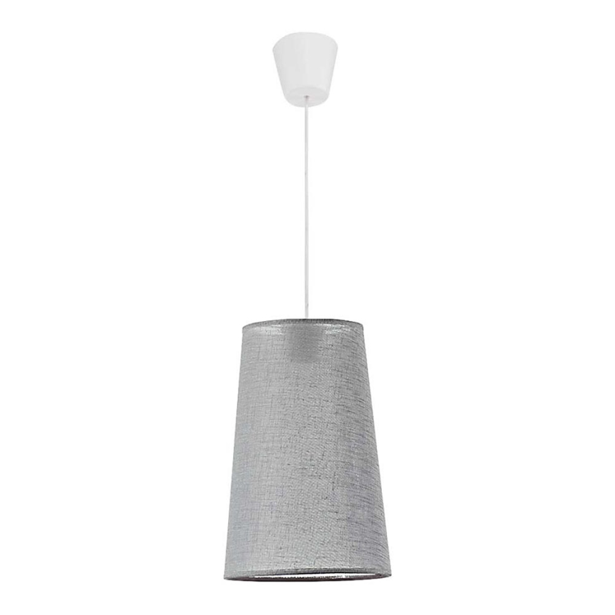 Duolla - Luster na sajli SOUL 1xE27/40W/230V svijetla pr. 19,4 cm siva