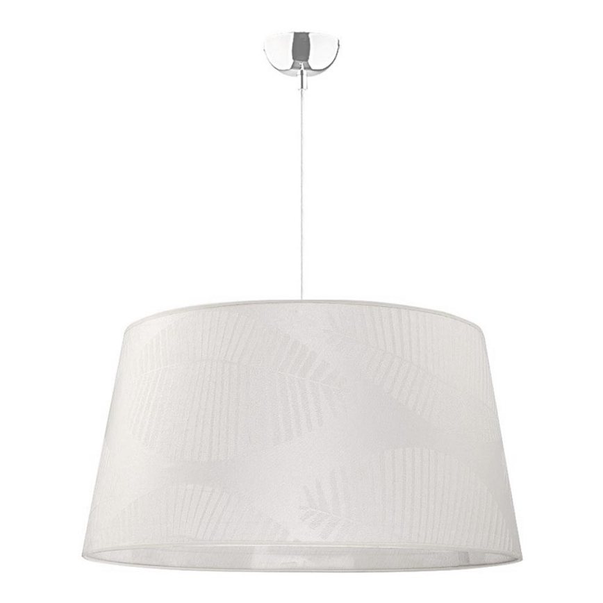 Duolla - Luster na sajli TENOR 1xE27/40W/230V pr. 60 cm bijela/listovi