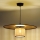 Duolla - Luster na sajli TOKYO RATTAN 1xE27/15W/230V pr. 50 cm zlatna/ratan