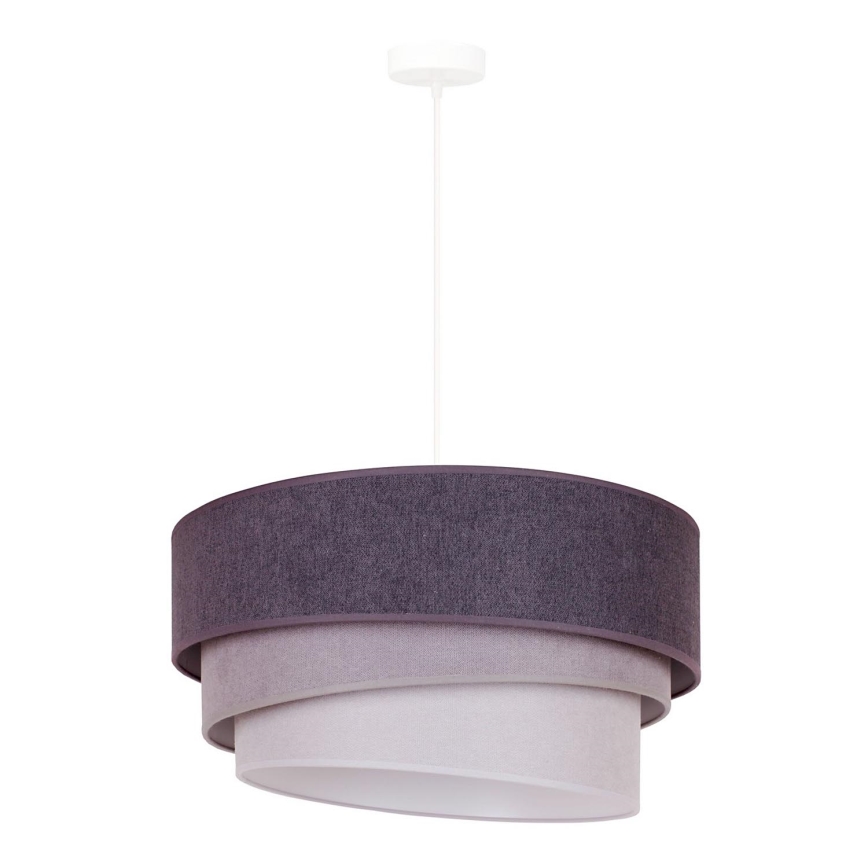 Duolla - Luster na sajli TRIO 1xE27/15W/230V pr. 45 cm antracit/siva/bijela