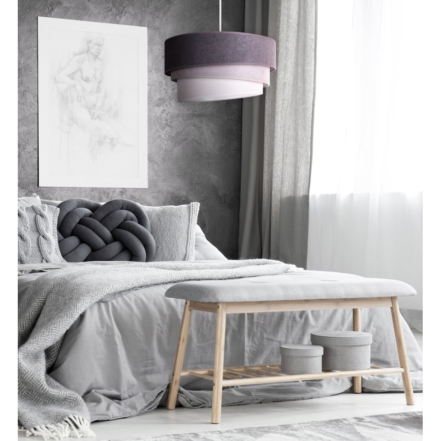 Duolla - Luster na sajli TRIO 1xE27/15W/230V pr. 45 cm antracit/siva/bijela