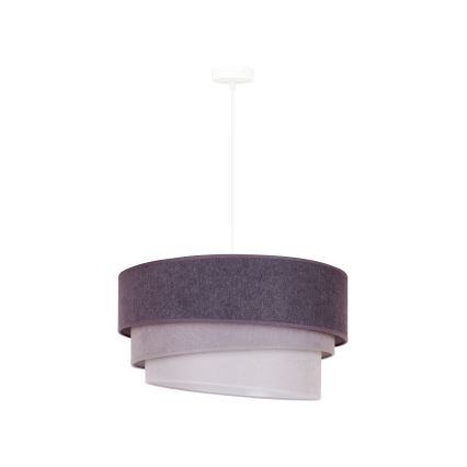 Duolla - Luster na sajli TRIO 1xE27/15W/230V pr. 45 cm antracit/siva/bijela