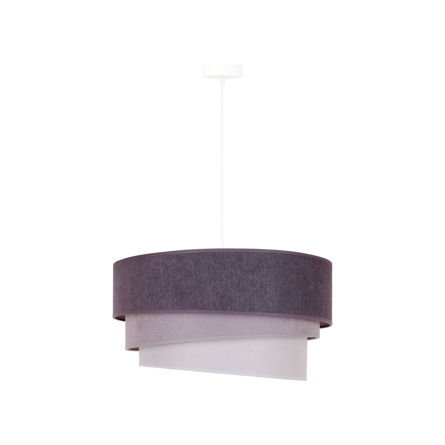 Duolla - Luster na sajli TRIO 1xE27/15W/230V pr. 45 cm antracit/siva/bijela