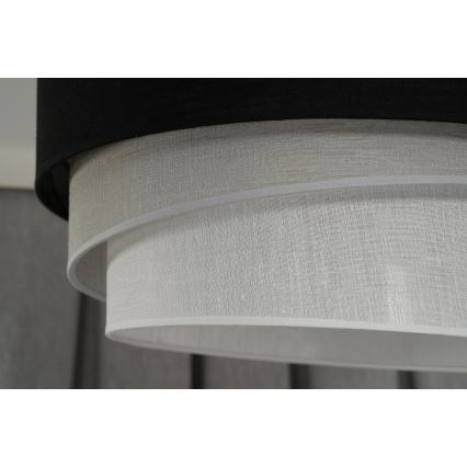 Duolla - Luster na sajli TRIO 1xE27/15W/230V pr. 45 cm crna/siva/bijela
