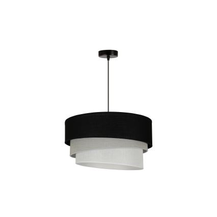 Duolla - Luster na sajli TRIO 1xE27/15W/230V pr. 45 cm crna/siva/bijela