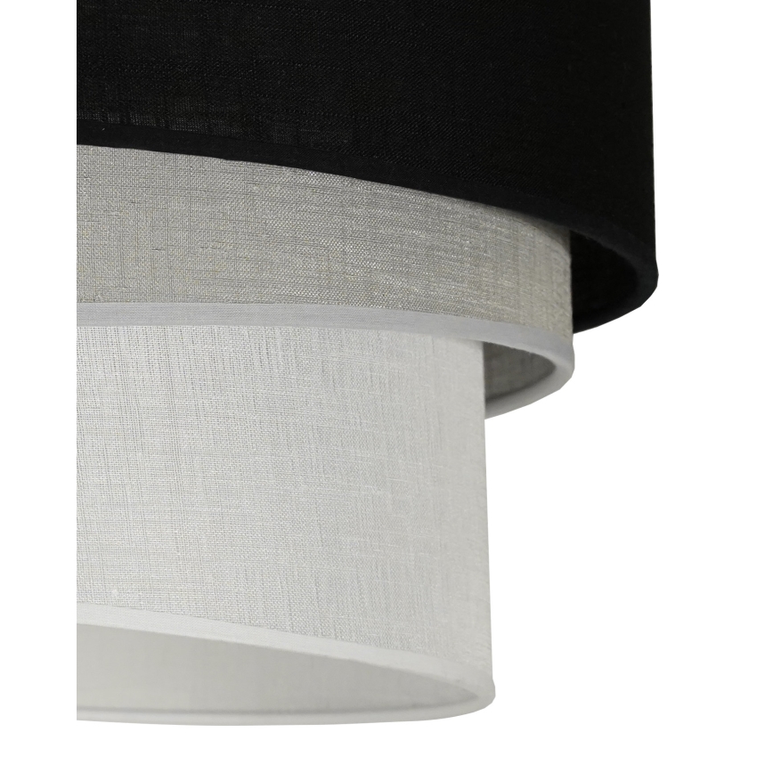 Duolla - Luster na sajli TRIO 1xE27/15W/230V pr. 45 cm crna/siva/bijela