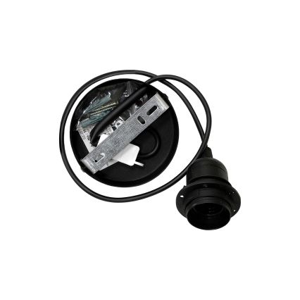 Duolla - Luster na sajli TRIO 1xE27/15W/230V pr. 45 cm crna/siva/bijela