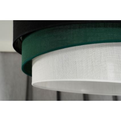 Duolla - Luster na sajli TRIO 1xE27/15W/230V pr. 45 cm crna/zelena/bijela