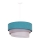 Duolla - Luster na sajli TRIO 1xE27/15W/230V pr. 45 cm tirkizna/siva/bijela