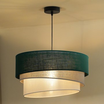 Duolla - Luster na sajli TRIO 1xE27/15W/230V pr. 45 cm zelena/siva/bijela