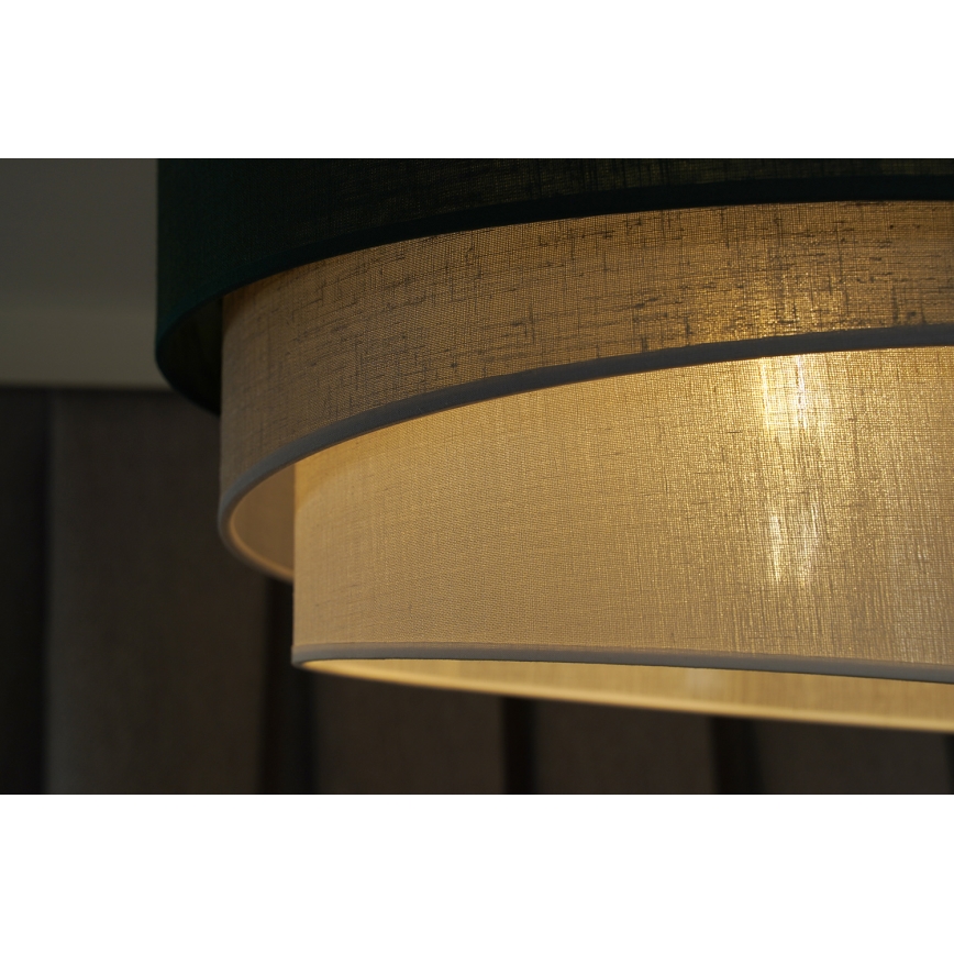 Duolla - Luster na sajli TRIO 1xE27/15W/230V pr. 45 cm zelena/siva/bijela