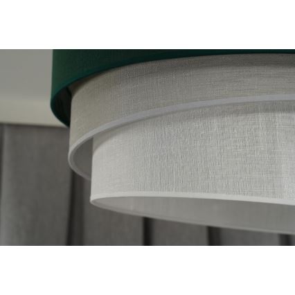 Duolla - Luster na sajli TRIO 1xE27/15W/230V pr. 45 cm zelena/siva/bijela