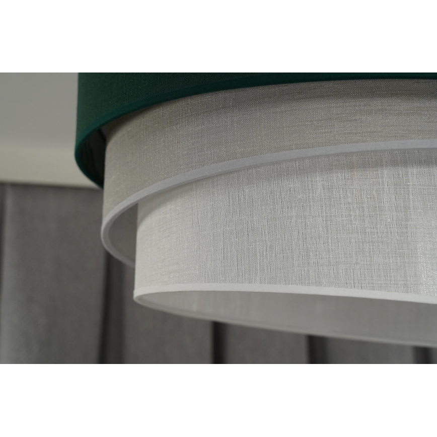 Duolla - Luster na sajli TRIO 1xE27/15W/230V pr. 45 cm zelena/siva/bijela
