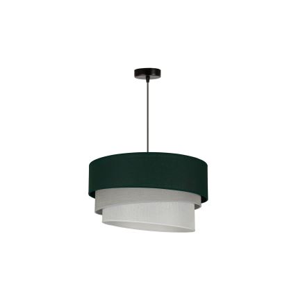 Duolla - Luster na sajli TRIO 1xE27/15W/230V pr. 45 cm zelena/siva/bijela
