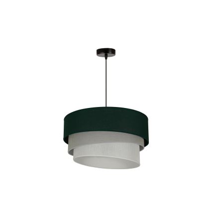 Duolla - Luster na sajli TRIO 1xE27/15W/230V pr. 45 cm zelena/siva/bijela