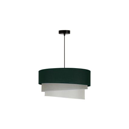 Duolla - Luster na sajli TRIO 1xE27/15W/230V pr. 45 cm zelena/siva/bijela