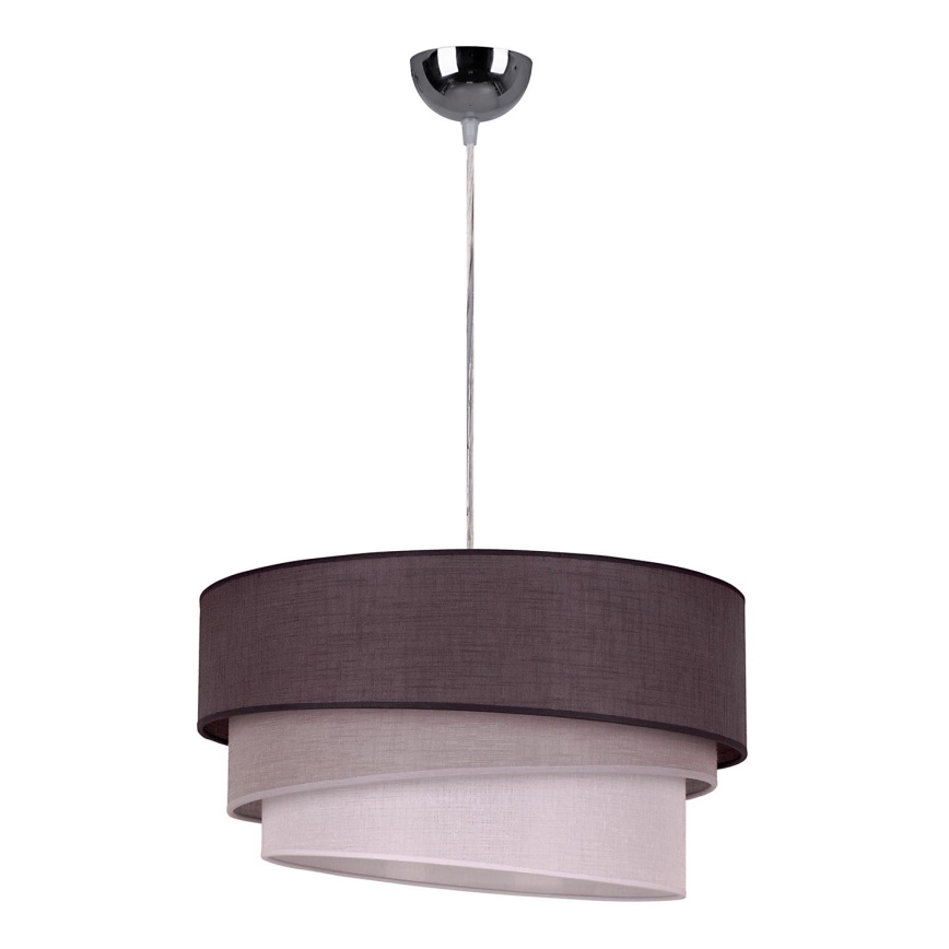 Duolla - Luster na sajli TRIO 1xE27/40W/230V pr. 45 cm antracit/siva/bijela