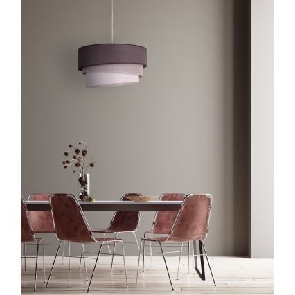 Duolla - Luster na sajli TRIO 1xE27/40W/230V pr. 45 cm antracit/siva/bijela