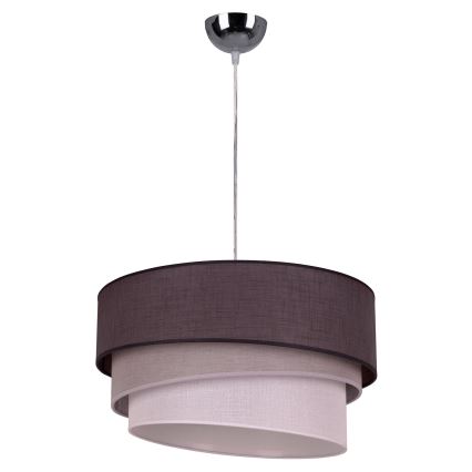 Duolla - Luster na sajli TRIO 1xE27/40W/230V pr. 45 cm antracit/siva/bijela