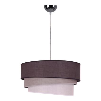 Duolla - Luster na sajli TRIO 1xE27/40W/230V pr. 45 cm antracit/siva/bijela