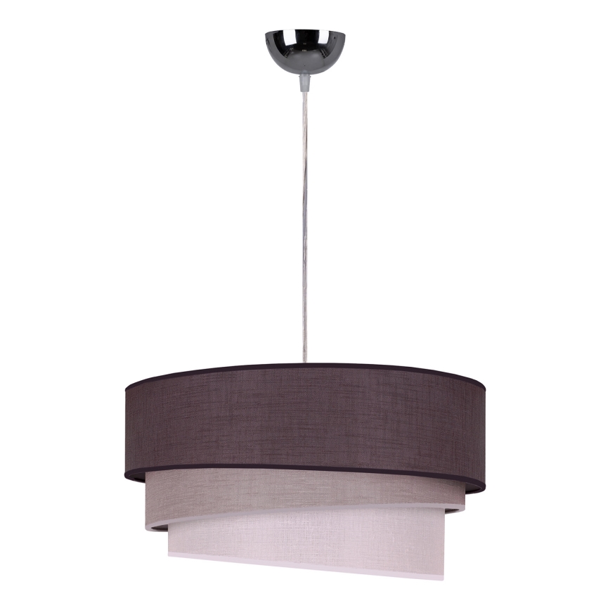 Duolla - Luster na sajli TRIO 1xE27/40W/230V pr. 45 cm antracit/siva/bijela