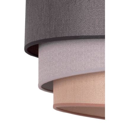 Duolla - Luster na sajli TRIO 1xE27/40W/230V pr. 45 cm antracit/siva/smeđa