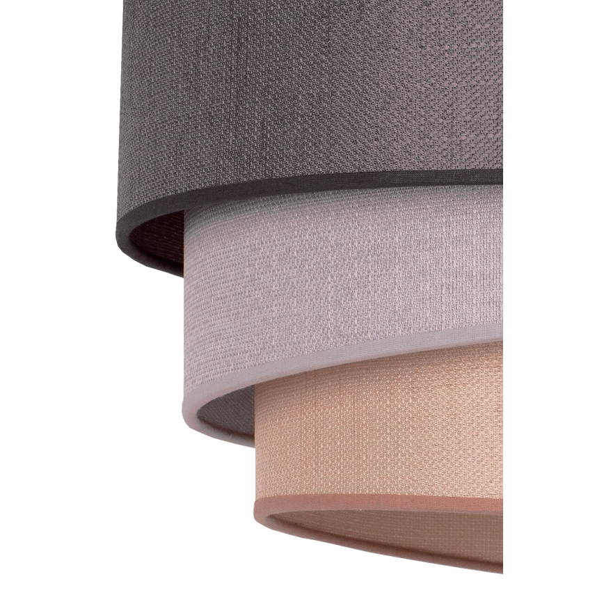 Duolla - Luster na sajli TRIO 1xE27/40W/230V pr. 45 cm antracit/siva/smeđa