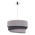 Duolla - Luster na sajli TRIO 1xE27/40W/230V pr. 45 cm siva/crna