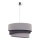 Duolla - Luster na sajli TRIO 1xE27/40W/230V pr. 45 cm siva/crna