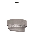 Duolla - Luster na sajli TRIO 1xE27/40W/230V pr. 45 cm siva