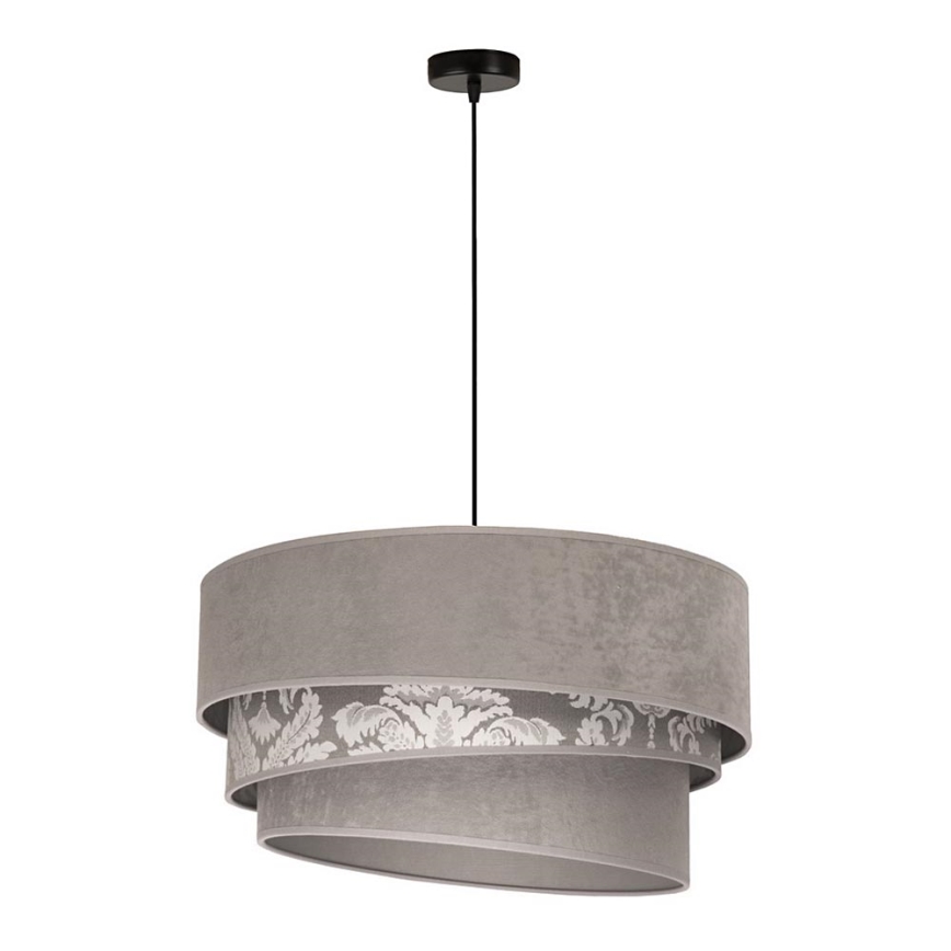 Duolla - Luster na sajli TRIO 1xE27/40W/230V pr. 45 cm siva
