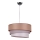 Duolla - Luster na sajli TRIO 1xE27/40W/230V pr. 45 cm smeđa/siva/srebrna
