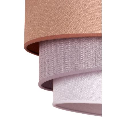 Duolla - Luster na sajli TRIO 1xE27/40W/230V pr. 45 cm smeđa/siva/srebrna