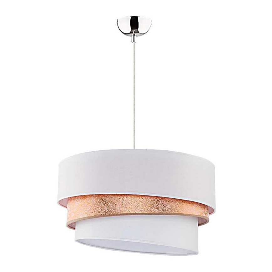 Duolla - Luster na sajli TRIO 1xE27/40W/230V pr. 45 cm zlatna/bijela