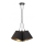 Duolla - Luster na sajli TWIGGY 3xE27/40W/230V pr. 45 cm crna