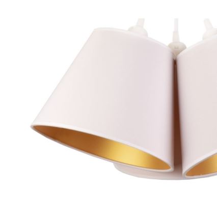 Duolla - Luster na sajli TWIGGY 3xE27/40W/230V pr. 60 cm bijela