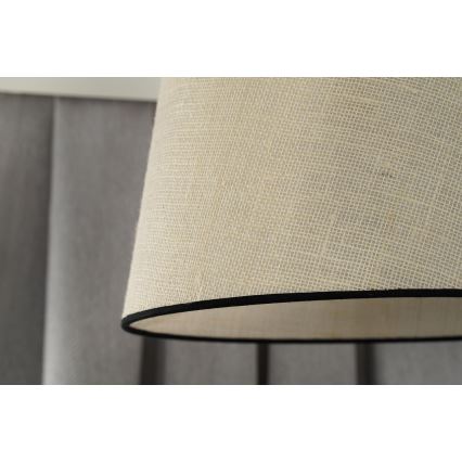 Duolla - Luster na sajli YUTE 1xE27/15W/230V pr. 38 cm siva/crna