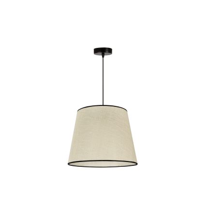 Duolla - Luster na sajli YUTE 1xE27/15W/230V pr. 38 cm siva/crna