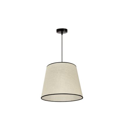 Duolla - Luster na sajli YUTE 1xE27/15W/230V pr. 38 cm siva/crna