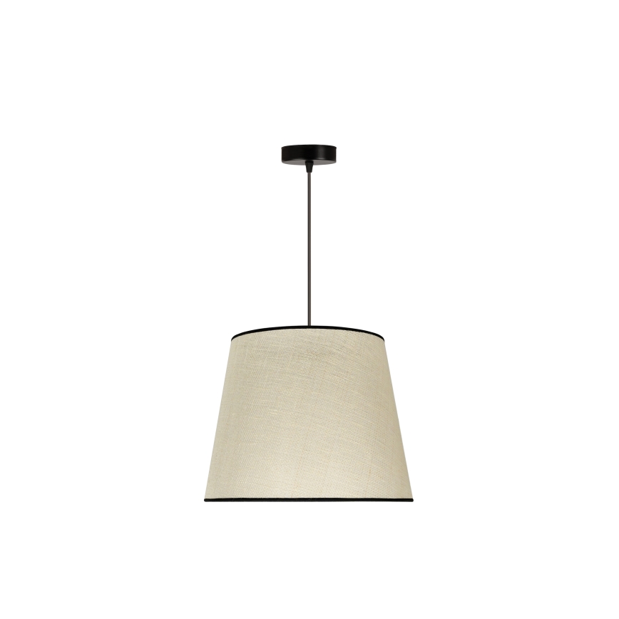 Duolla - Luster na sajli YUTE 1xE27/15W/230V pr. 38 cm siva/crna