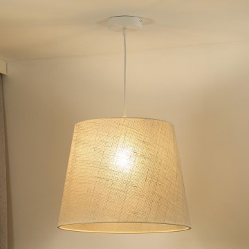 Duolla - Luster na sajli YUTE 1xE27/15W/230V pr. 38 cm siva