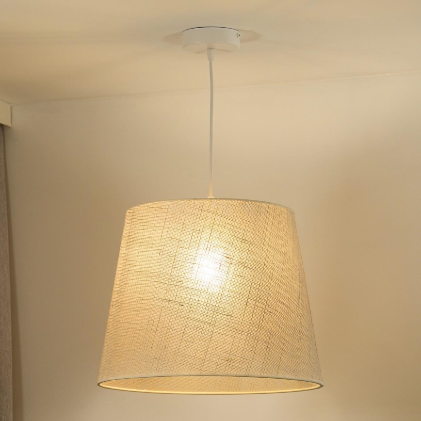 Duolla - Luster na sajli YUTE 1xE27/15W/230V pr. 38 cm siva