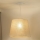 Duolla - Luster na sajli YUTE 1xE27/15W/230V pr. 38 cm siva