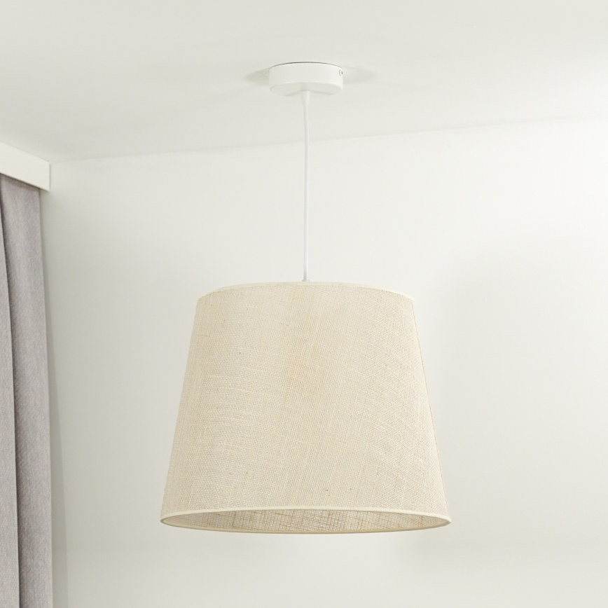 Duolla - Luster na sajli YUTE 1xE27/15W/230V pr. 38 cm siva